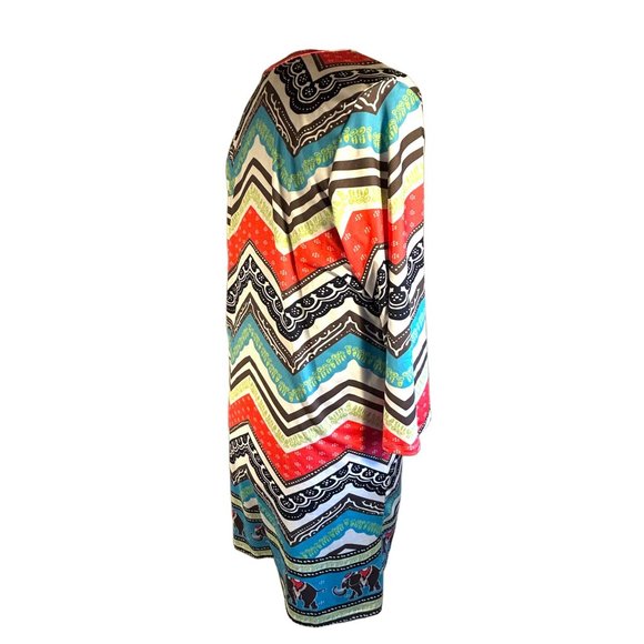 Lolly Wolly Doodle Shirt Womens Size XL Elephant Tunic - Picture 14 of 16